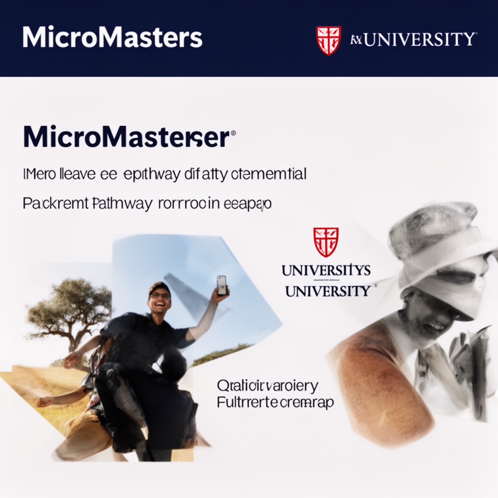 AI-generated illustration of MicroMasters programs