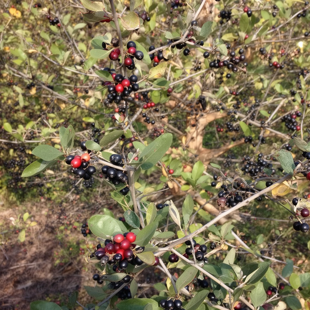 AI-generated illustration of Rhamnaceae