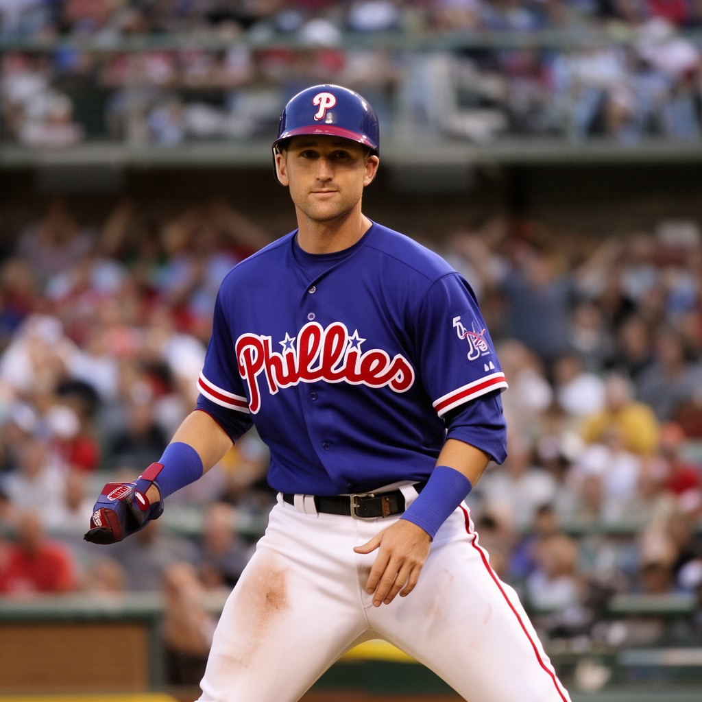 AI-generated illustration of Chase Utley