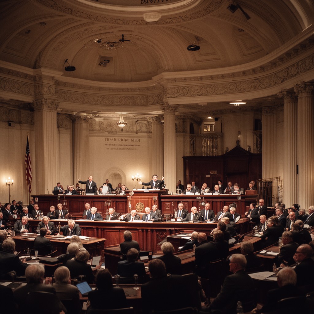 AI-generated illustration of 107th United States Congress