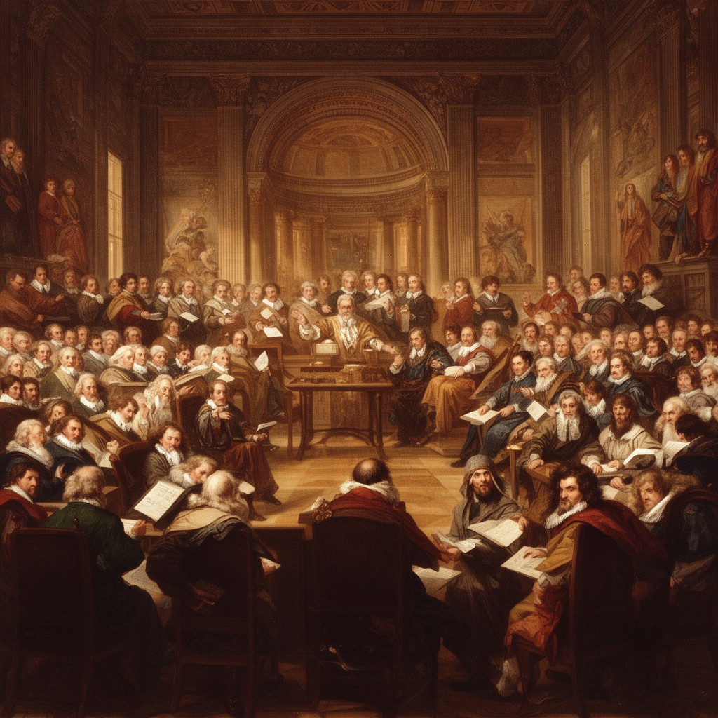 AI-generated illustration of Council of Trent