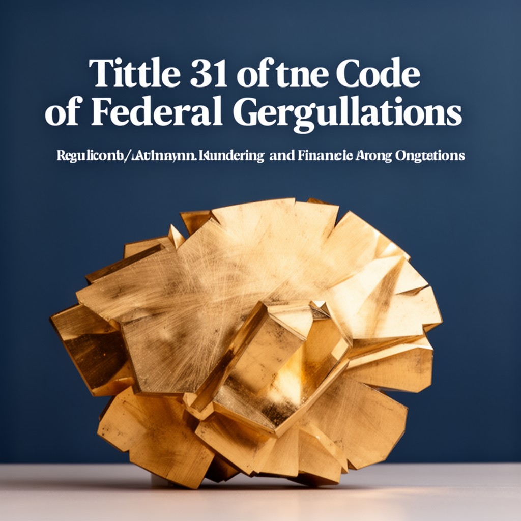 AI-generated illustration of Title 31 of the Code of Federal Regulations