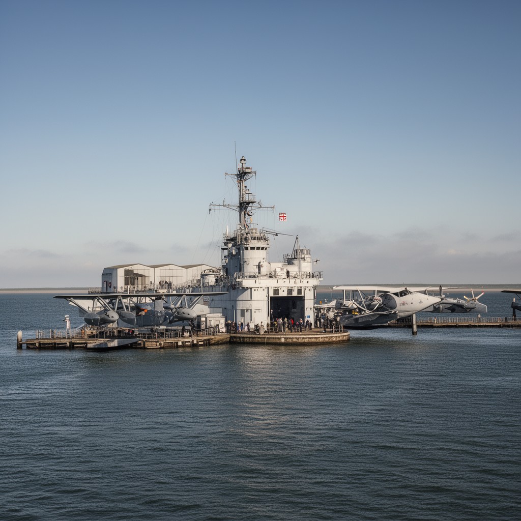 AI-generated illustration of RNAS Calshot