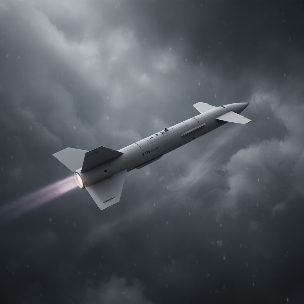 AI-generated illustration of Storm Shadow cruise missile