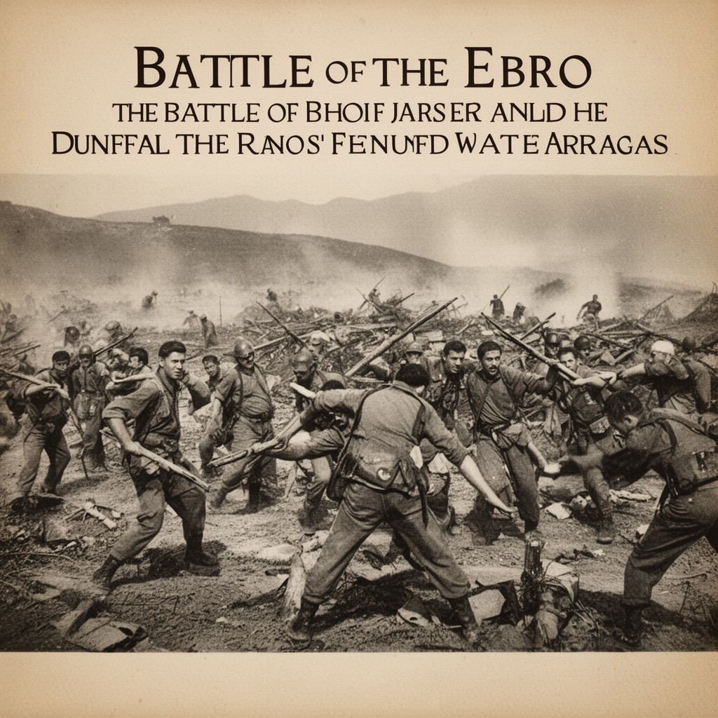 AI-generated illustration of Battle of the Ebro