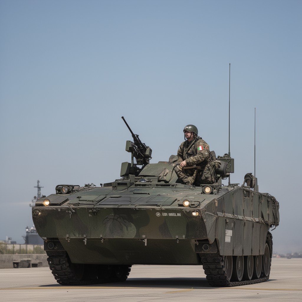 AI-generated illustration of Italian Armed Forces