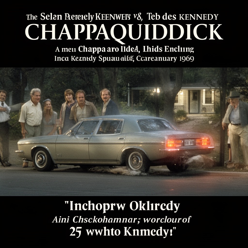 AI-generated illustration of feature film "Chappaquiddick"