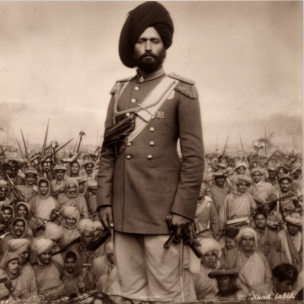 AI-generated illustration of Nana Sahib