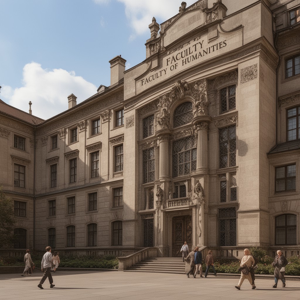 AI-generated illustration of Faculty of Humanities