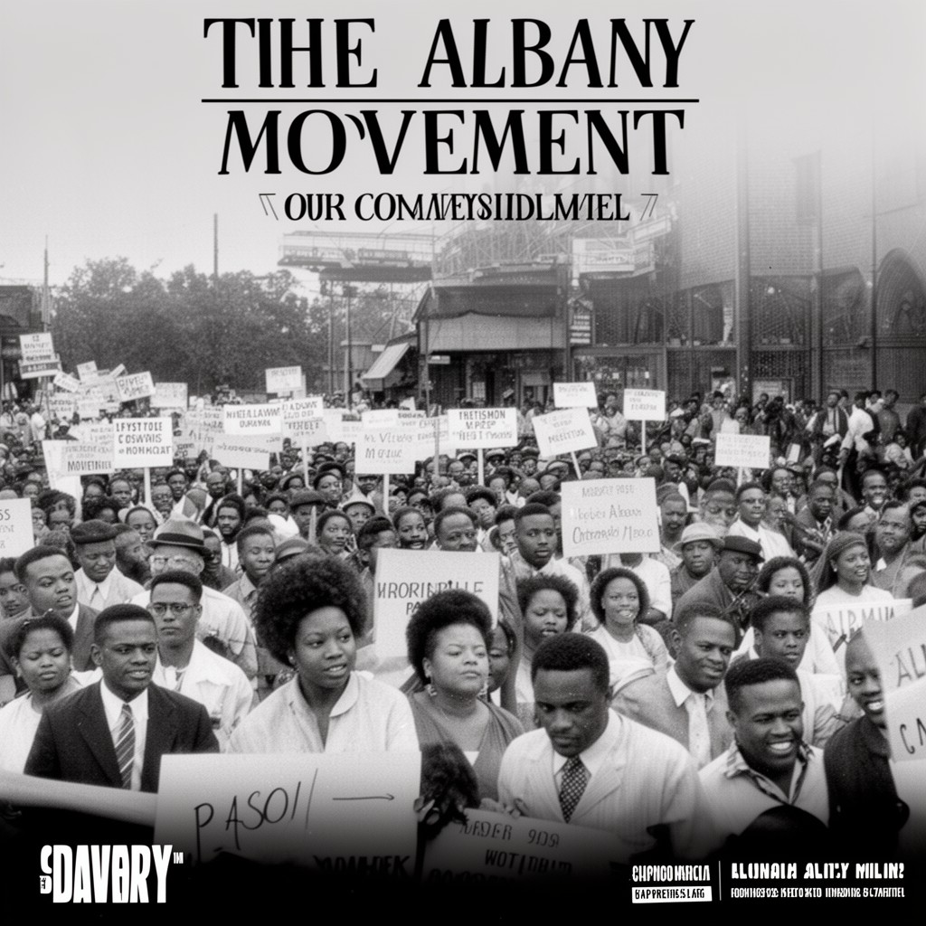 AI-generated illustration of Albany Movement