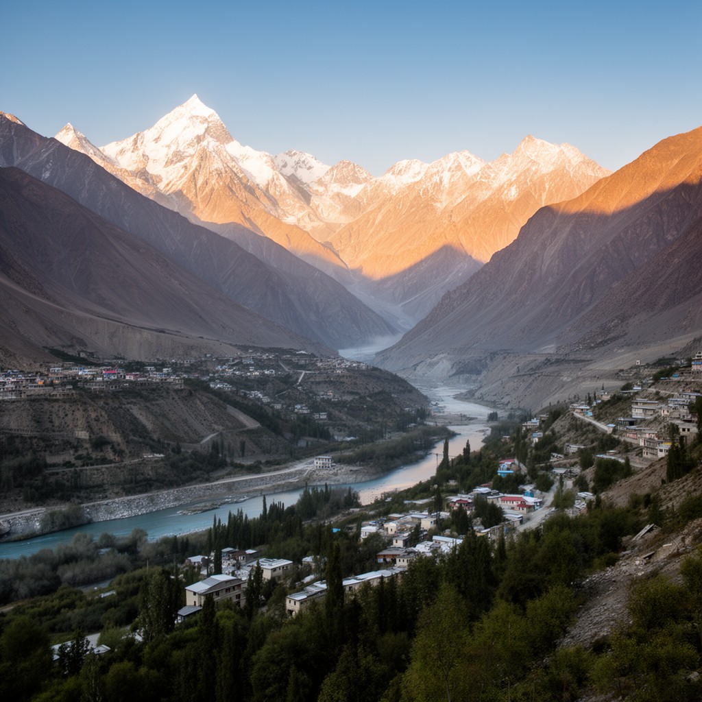 AI-generated illustration of Gilgit-Baltistan