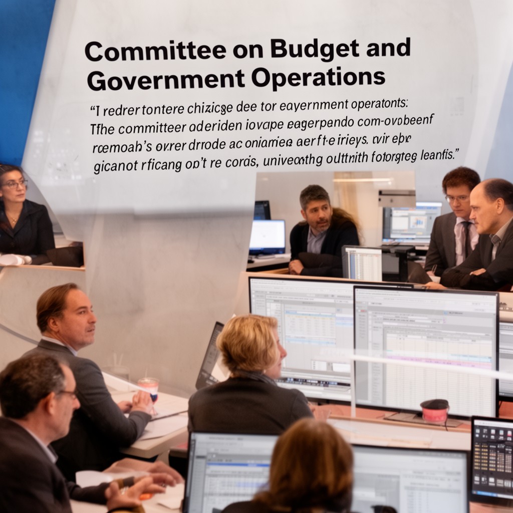 AI-generated illustration of Committee on Budget and Government Operations