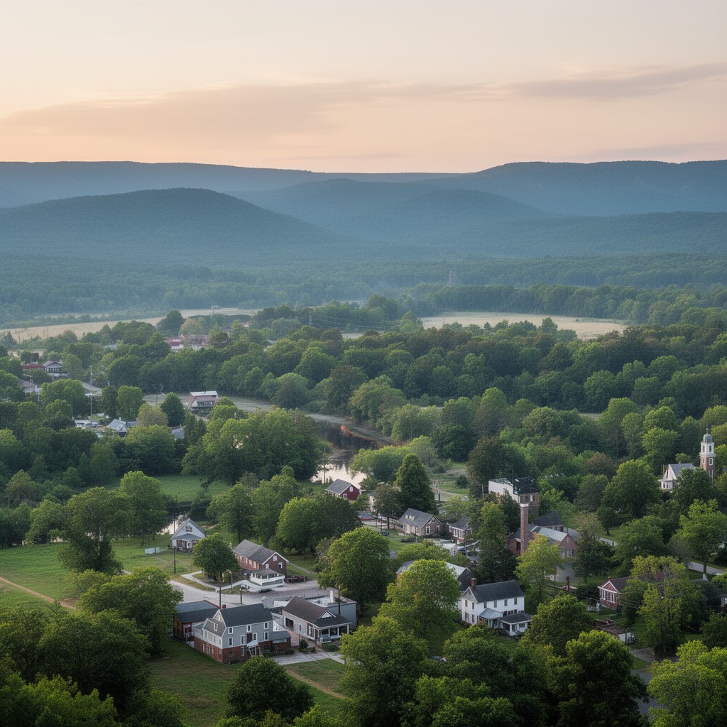 AI-generated illustration of Meriwether County, Georgia