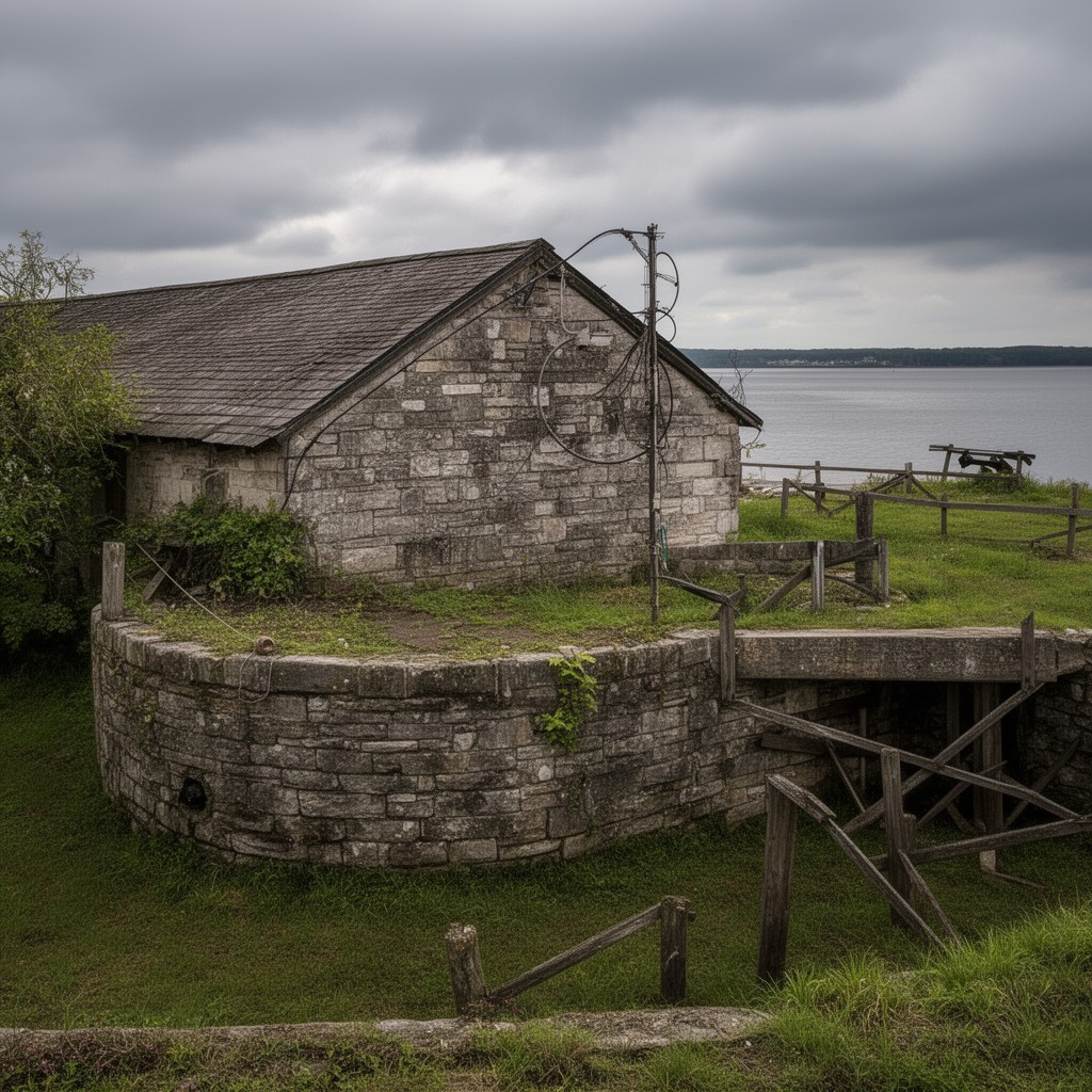 AI-generated illustration of Fort Nassau (New Jersey)