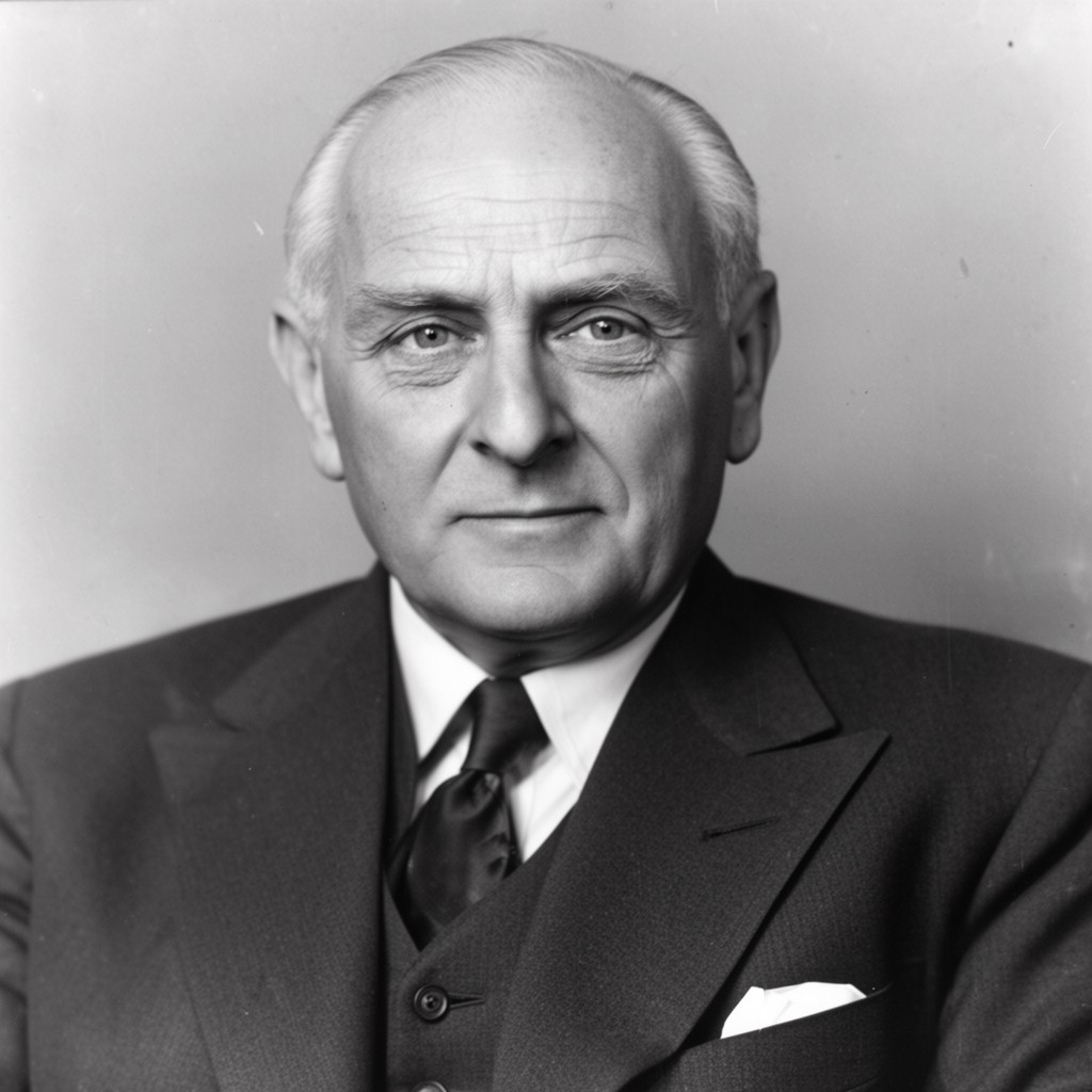 AI-generated illustration of D. F. Malan