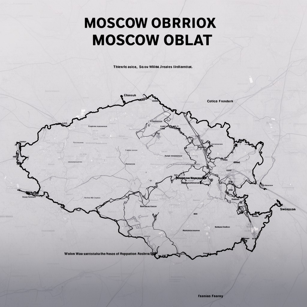 AI-generated illustration of Moscow Oblast