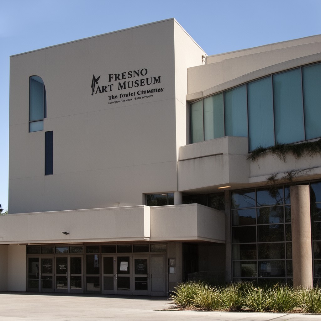 AI-generated illustration of Fresno Art Museum