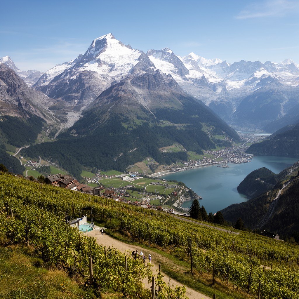 AI-generated illustration of Valais