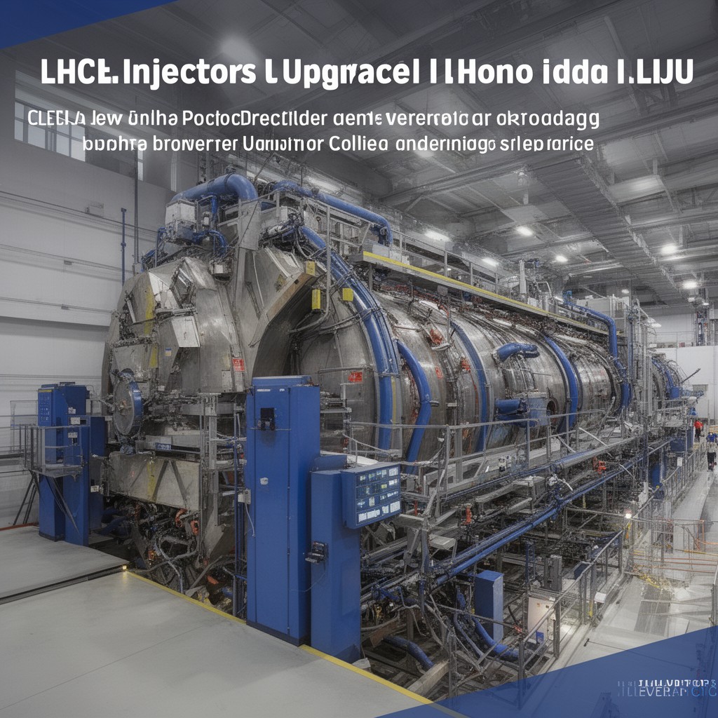 AI-generated illustration of LHC Injectors Upgrade (LIU)