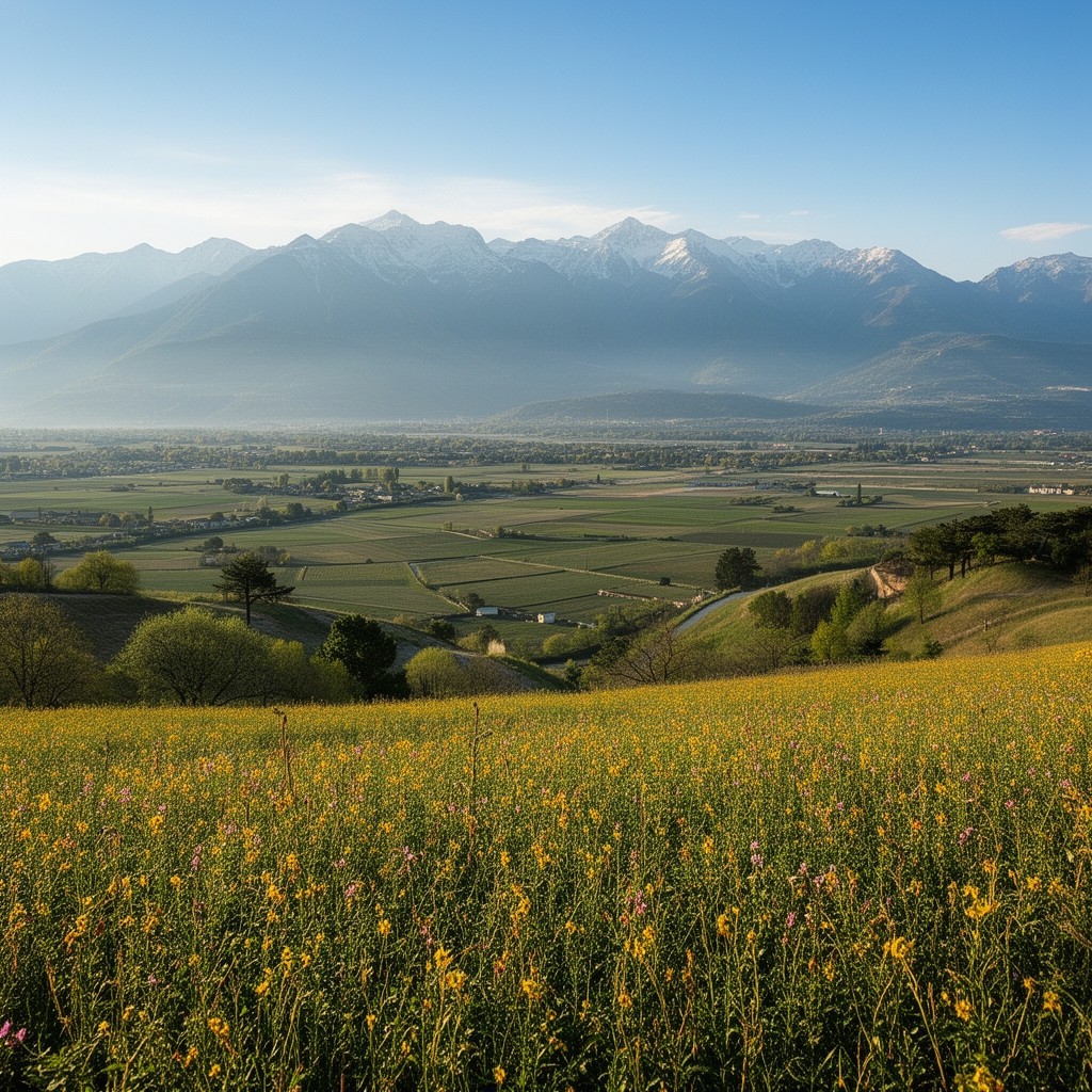 AI-generated illustration of Po Valley