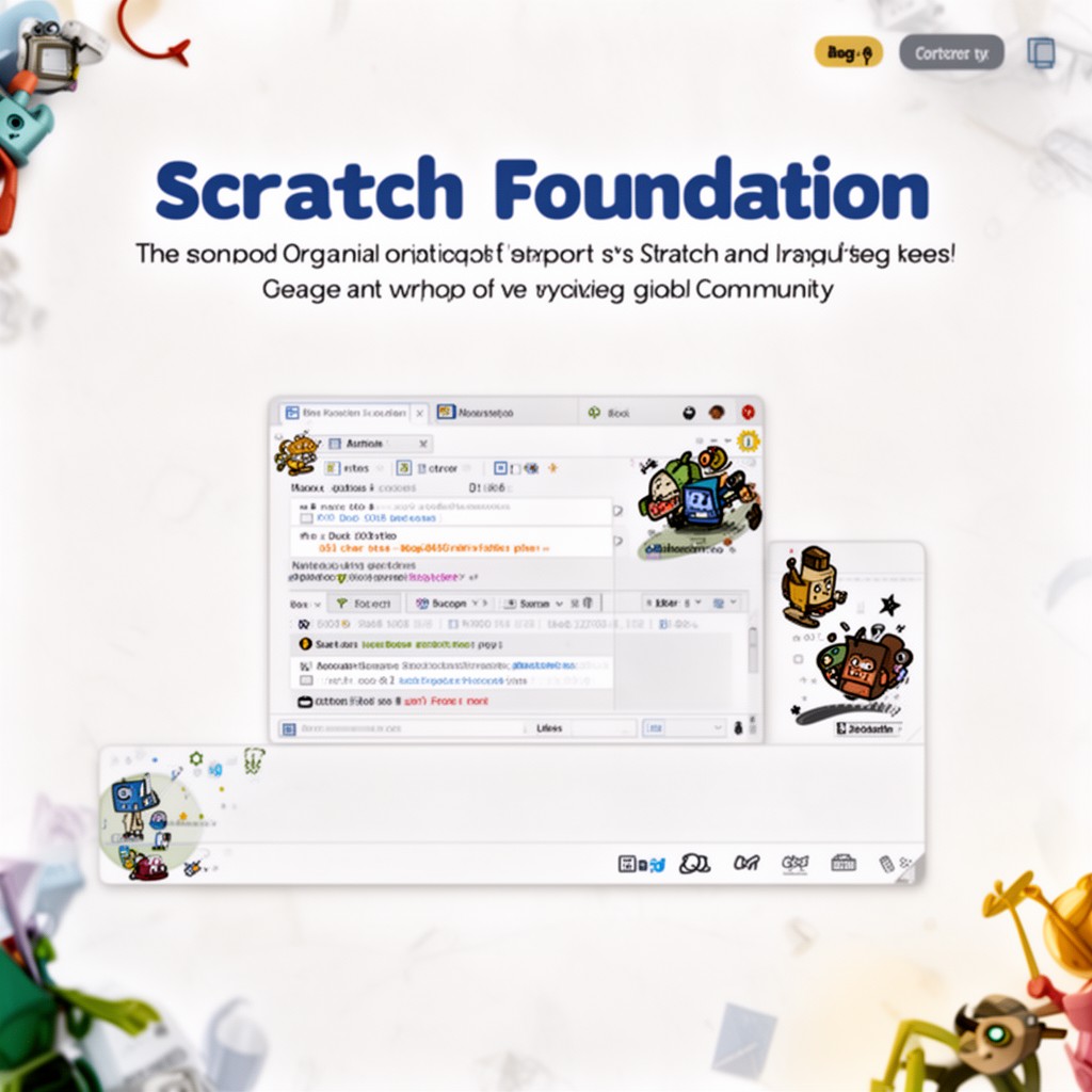 AI-generated illustration of Scratch Foundation