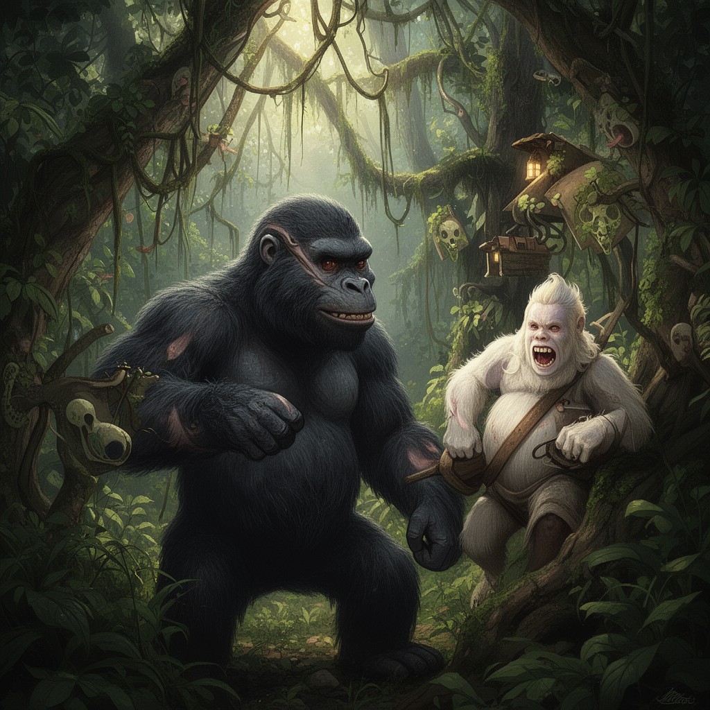 AI-generated illustration of Son of Kong