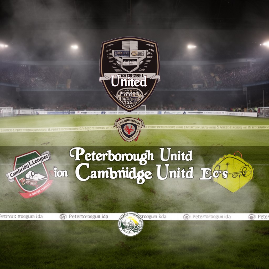 AI-generated illustration of Peterborough United F.C.