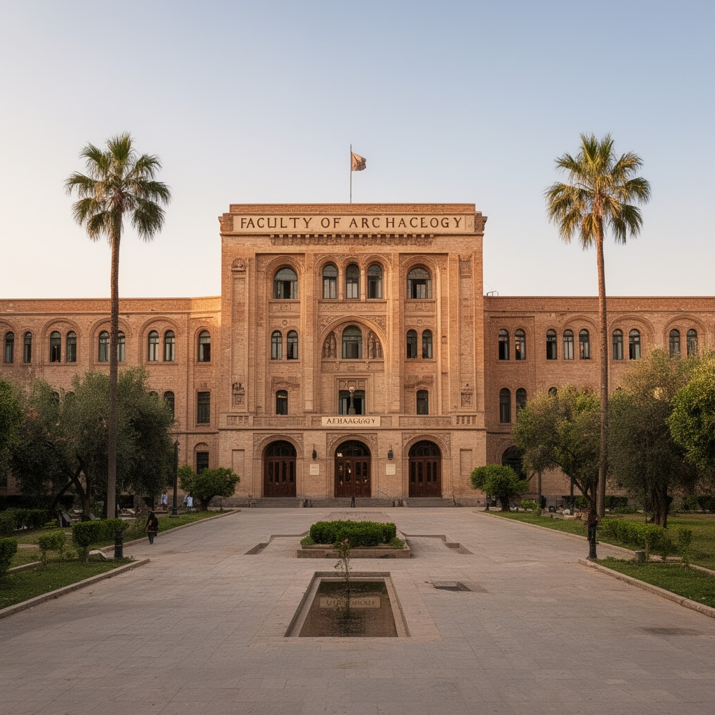 AI-generated illustration of Faculty of Archaeology