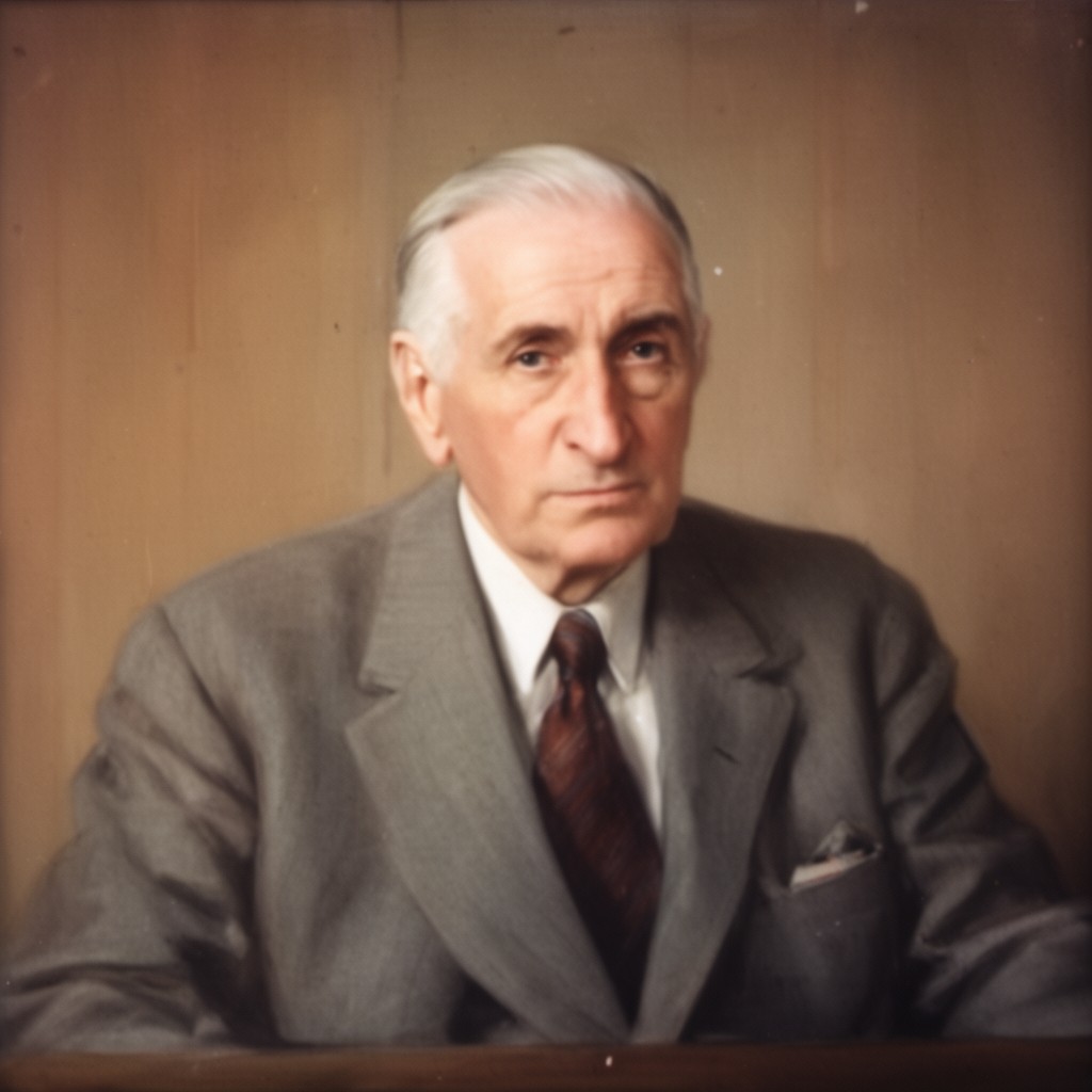 AI-generated illustration of Gilbert Ryle
