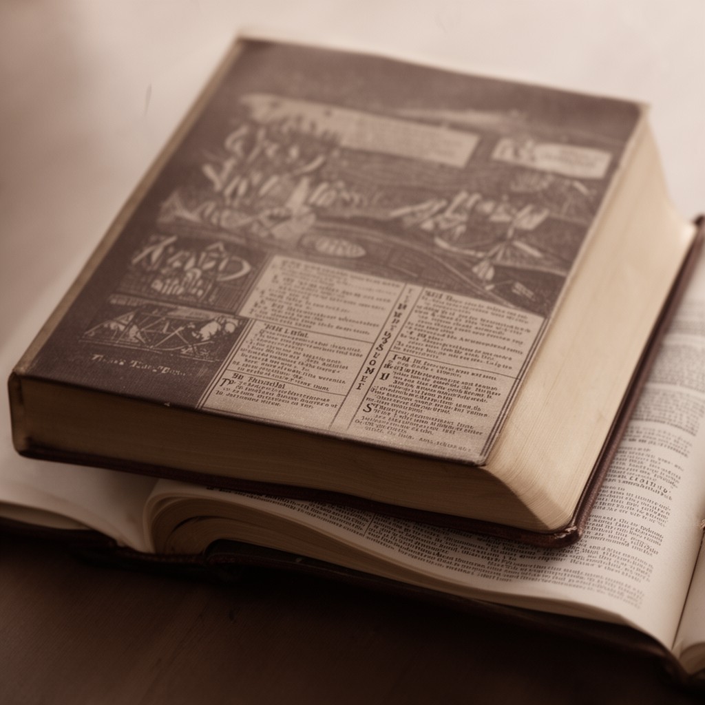 AI-generated illustration of New Testament