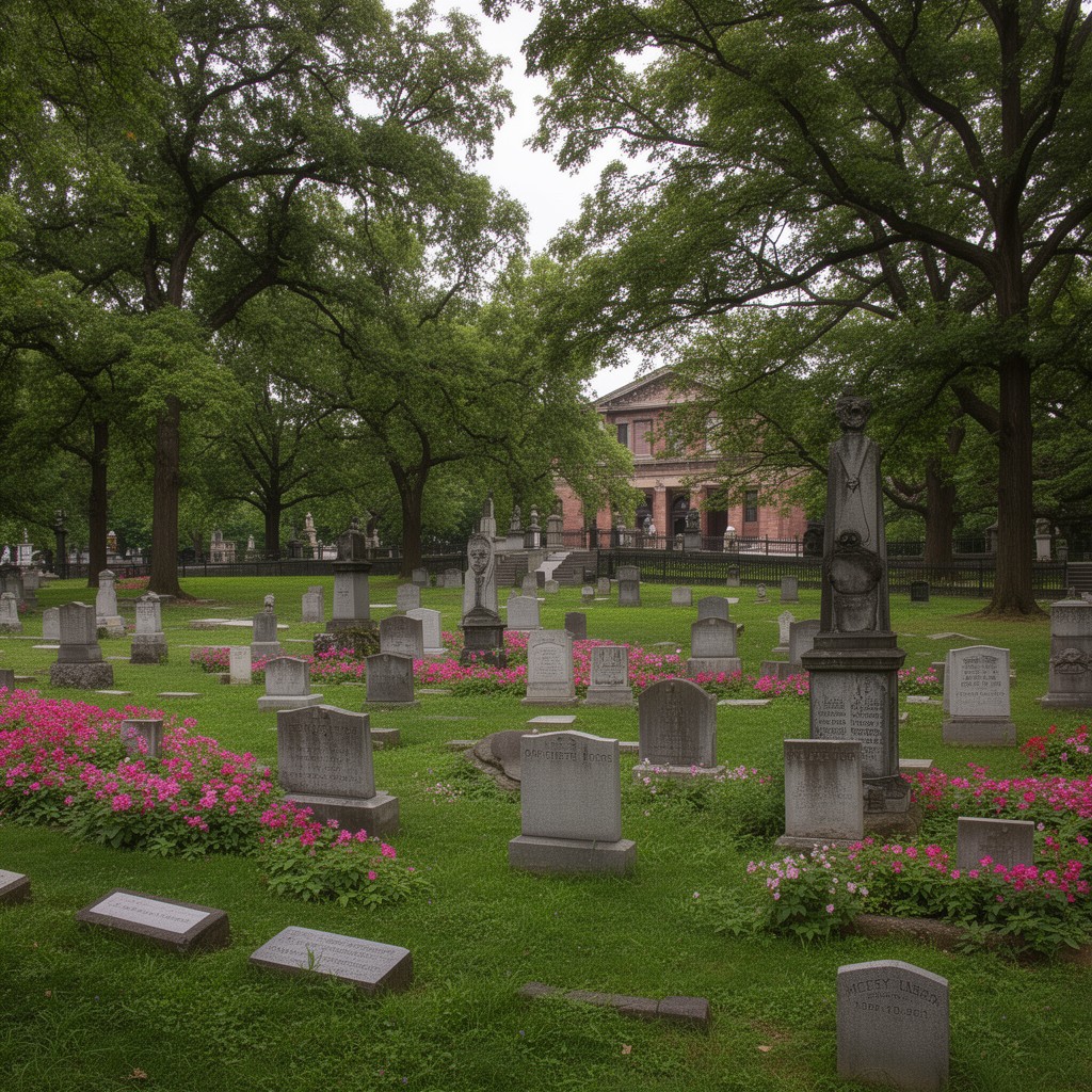 AI-generated illustration of Homewood Cemetery