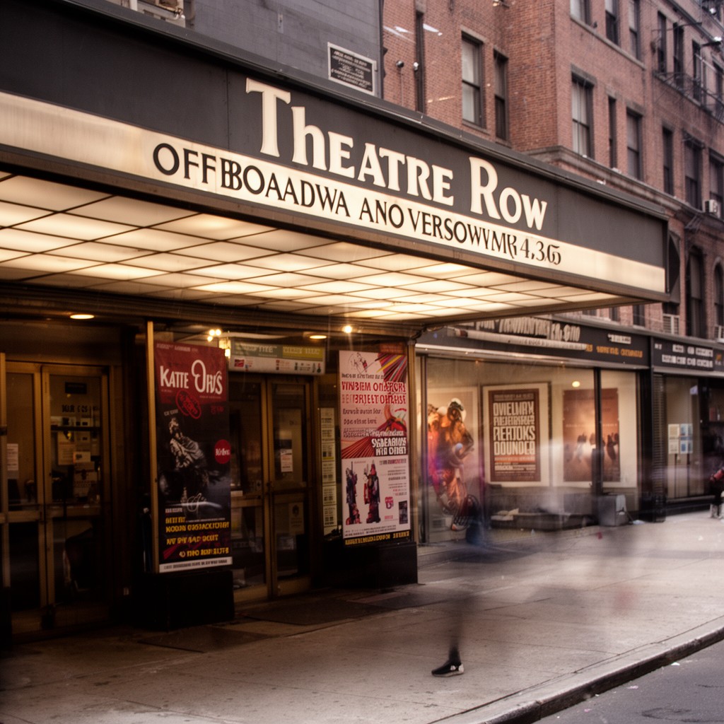 AI-generated illustration of Theatre Row