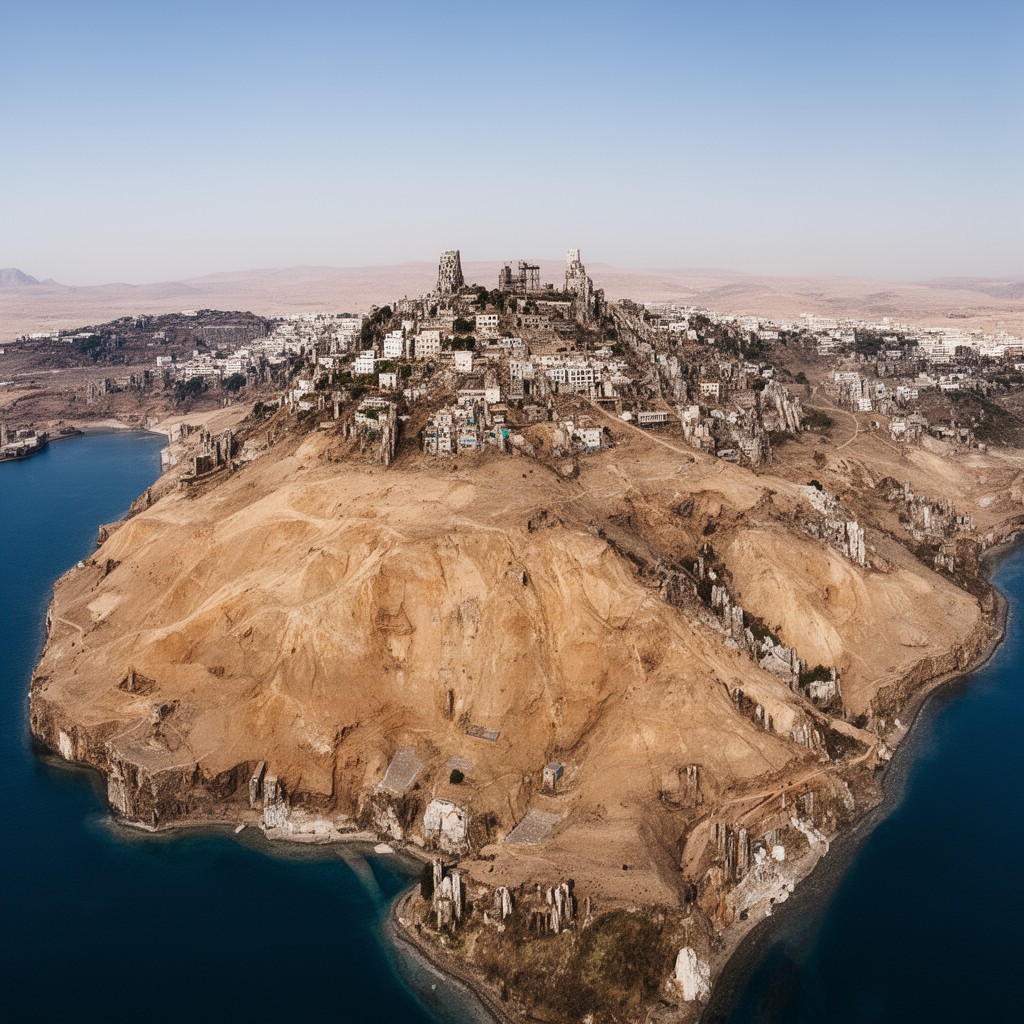 AI-generated illustration of Arab world