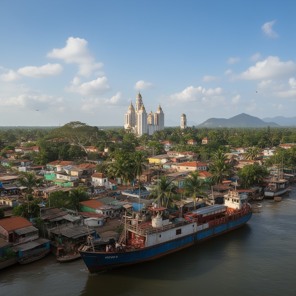 AI-generated illustration of Mozambique