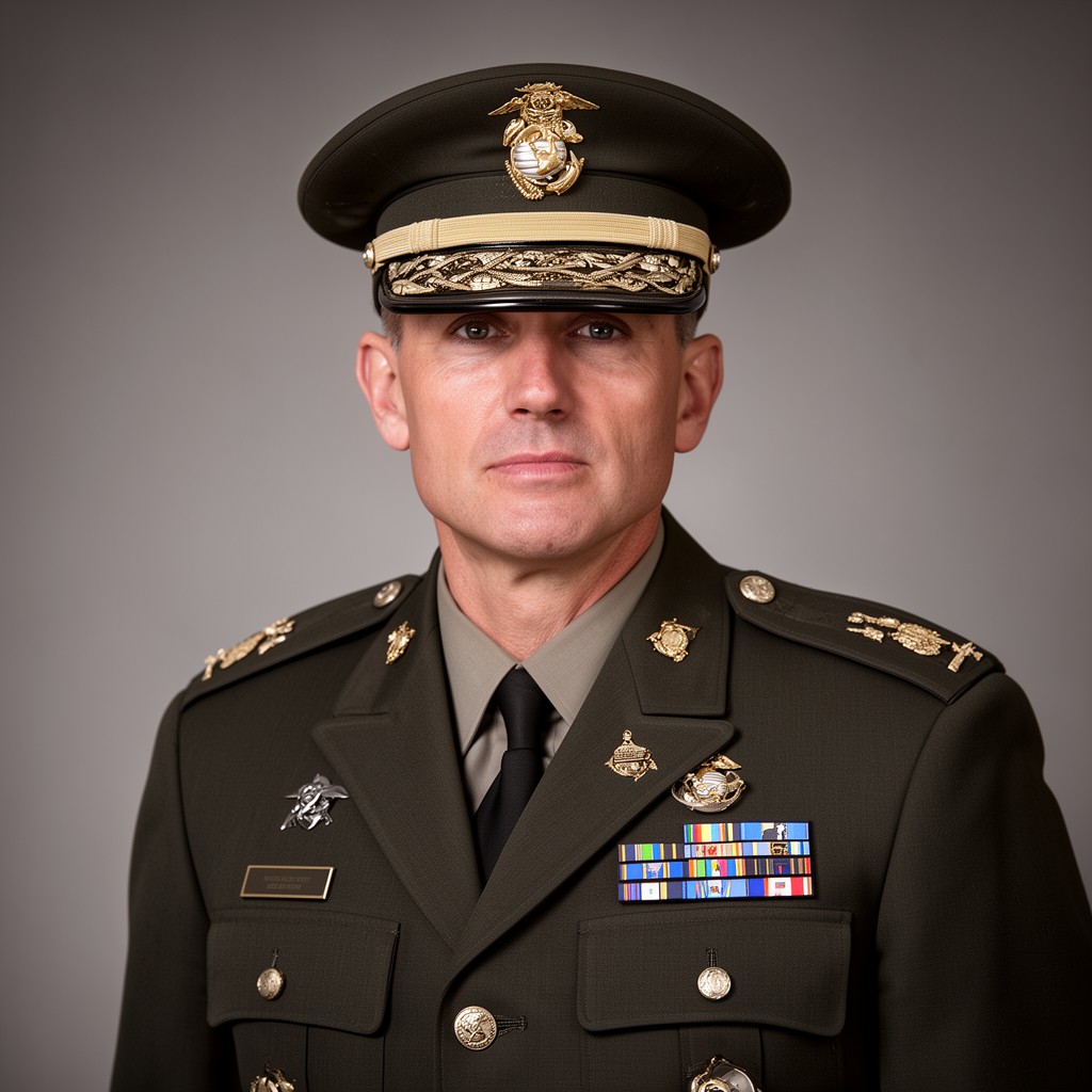 AI-generated illustration of Commandant of the Marine Corps