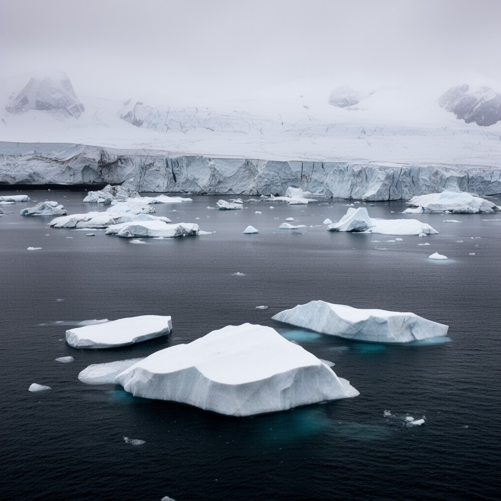 AI-generated illustration of South Orkney Islands