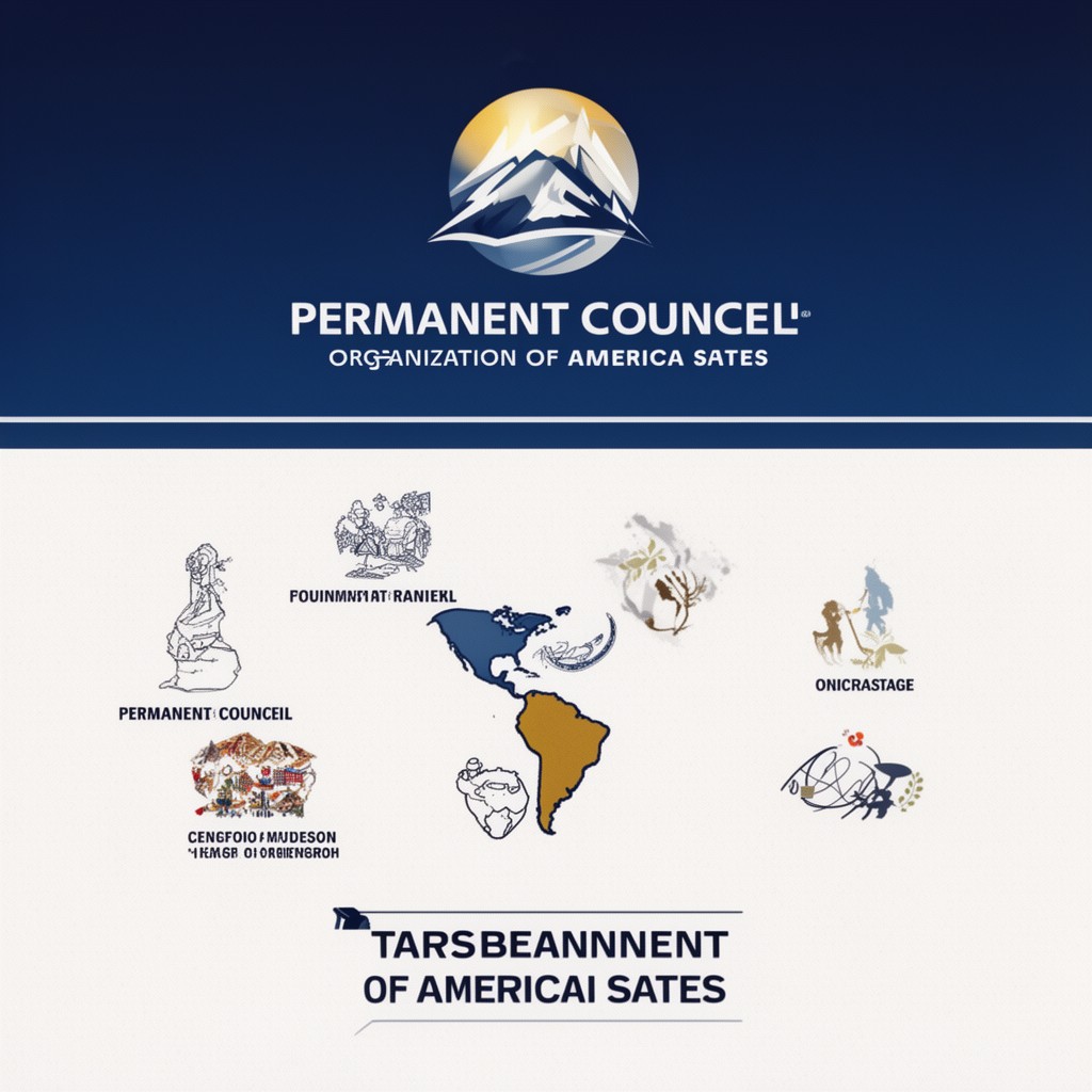 AI-generated illustration of Permanent Council of the Organization of American States