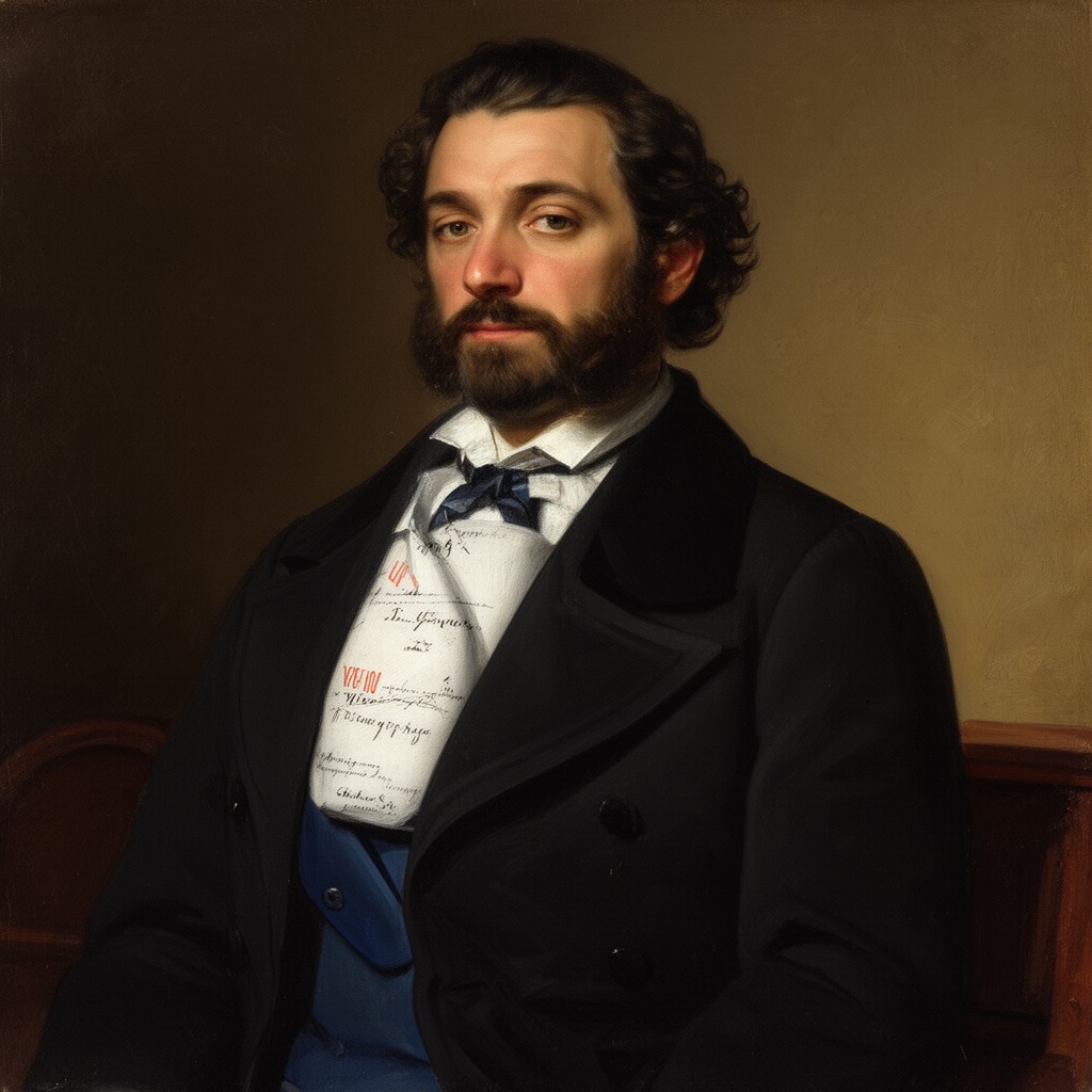 AI-generated illustration of Ramón Carnicer