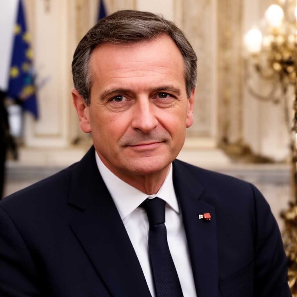 AI-generated illustration of President of the French Republic