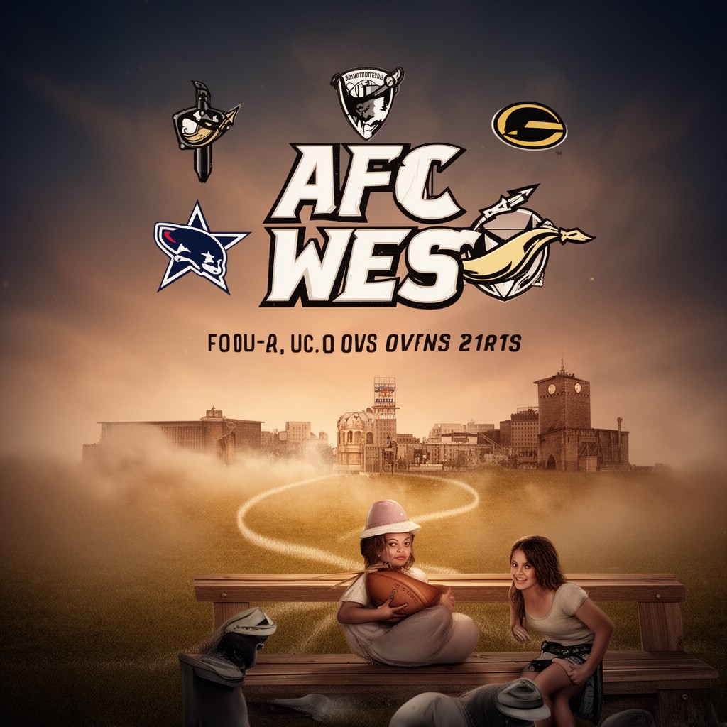AI-generated illustration of AFC West