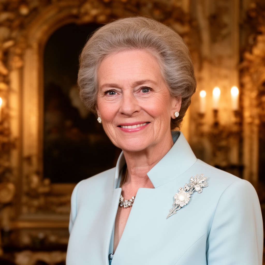 AI-generated illustration of Beatrix of the Netherlands