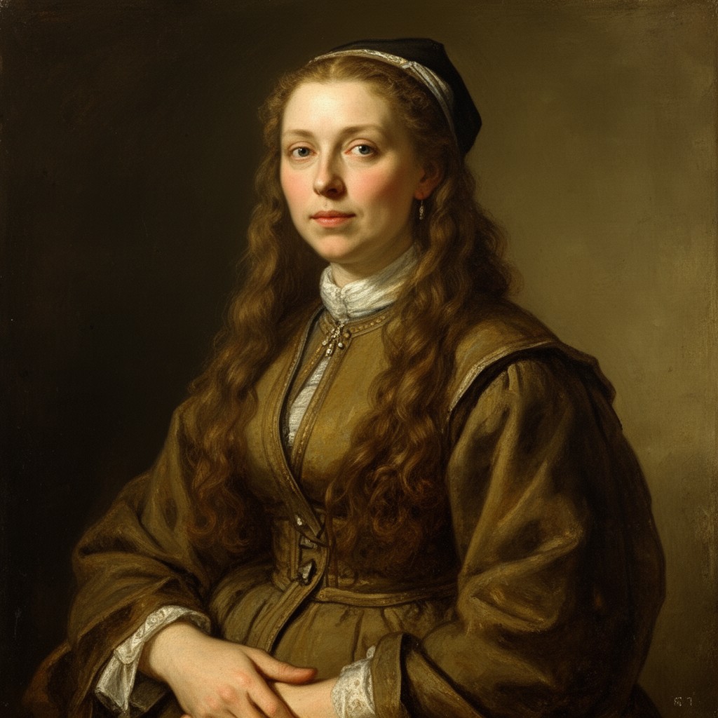 AI-generated illustration of Hendrickje Stoffels