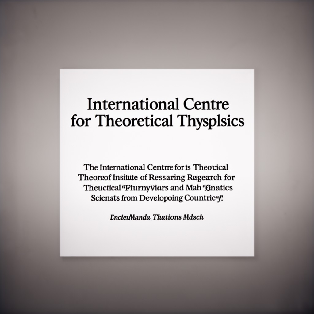 AI-generated illustration of International Centre for Theoretical Physics