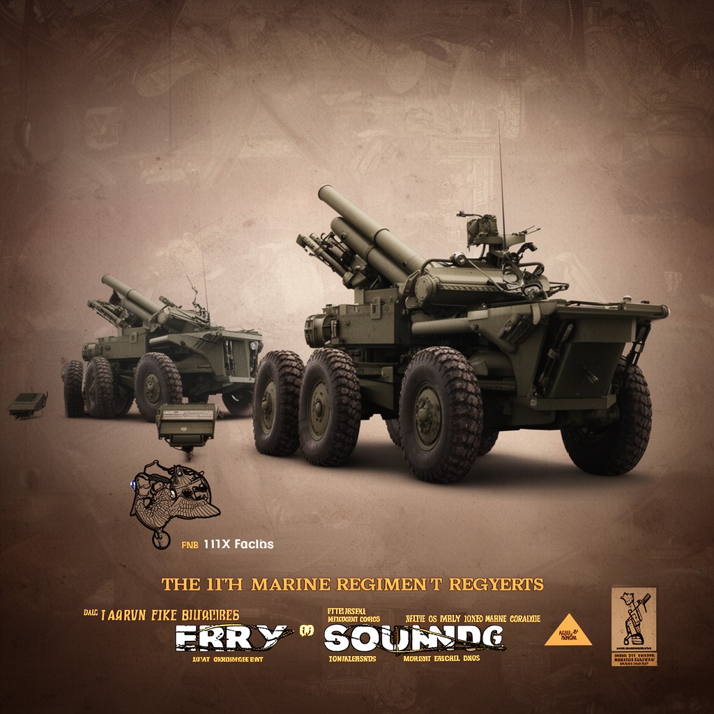 AI-generated illustration of 11th Marine Regiment