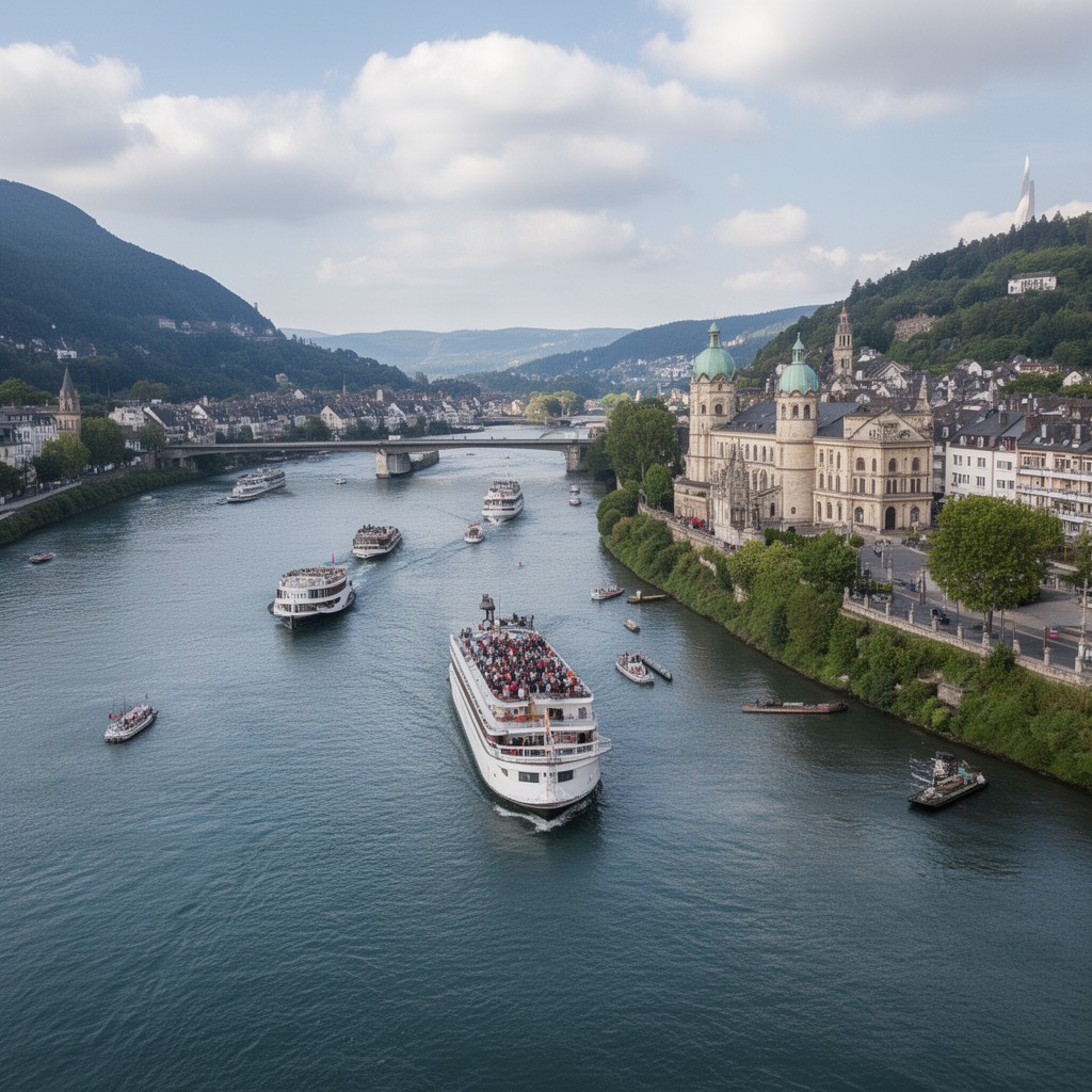 AI-generated illustration of Rhine