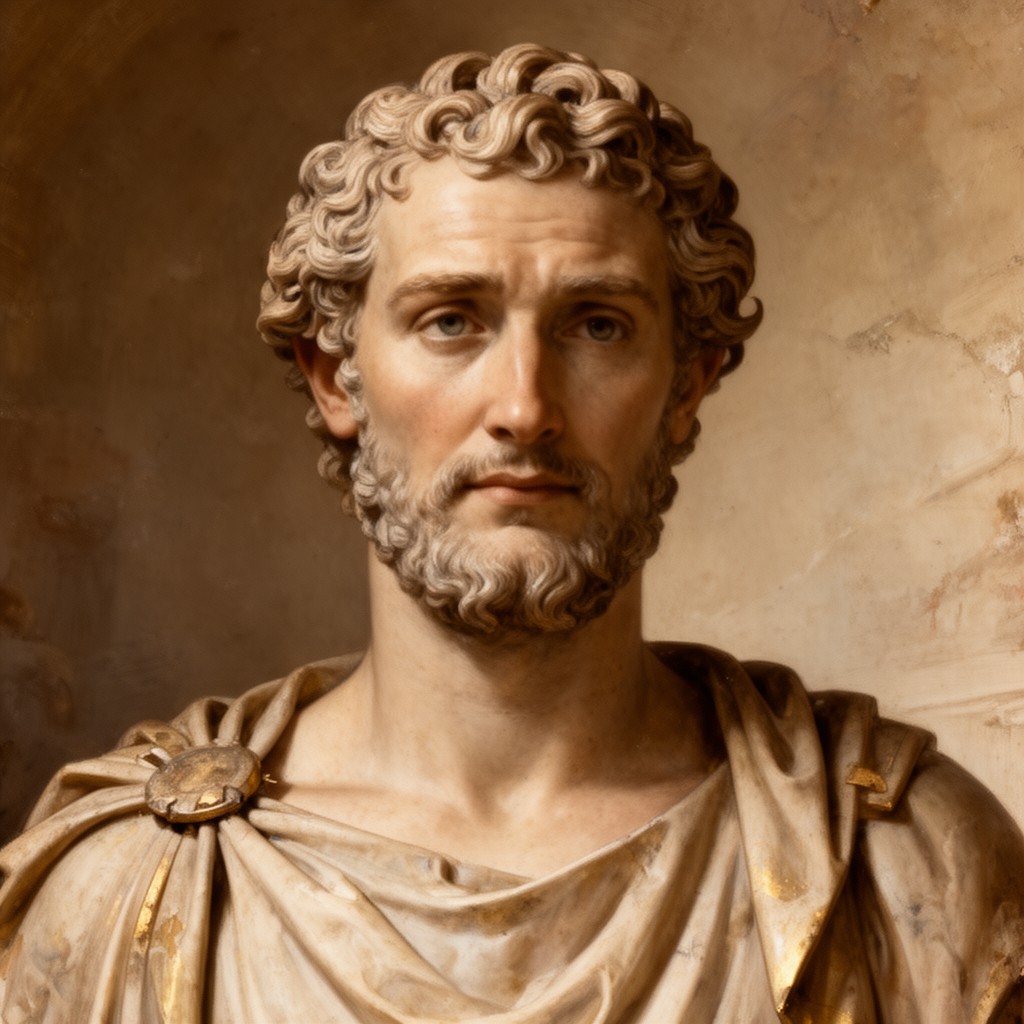 AI-generated illustration of Trajan