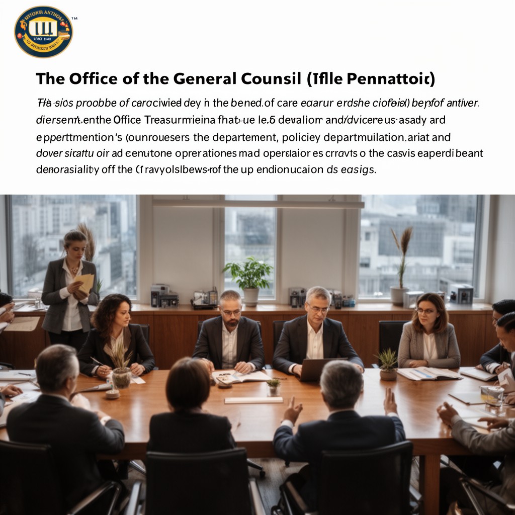 AI-generated illustration of Office of the General Counsel