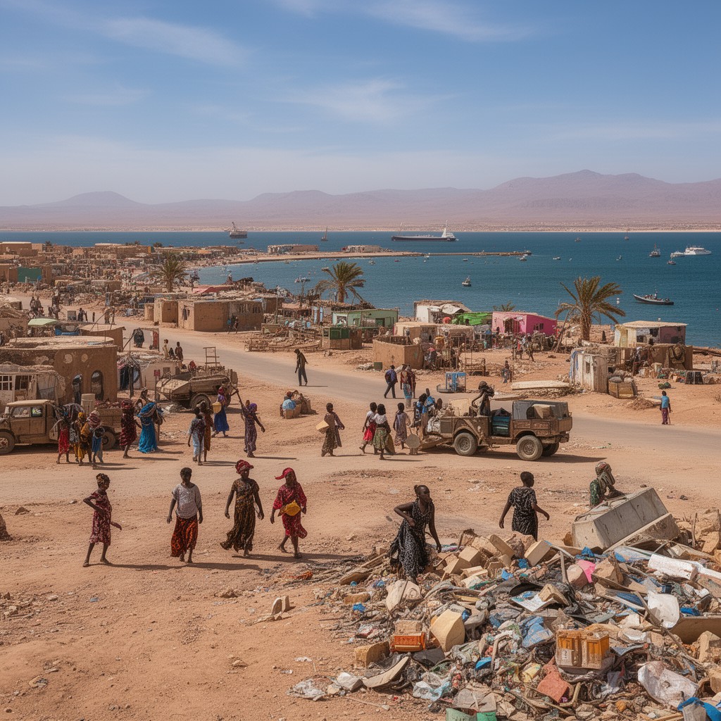 AI-generated illustration of Djibouti