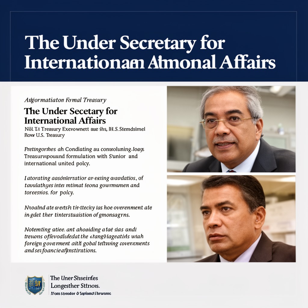 AI-generated illustration of Under Secretary for International Affairs