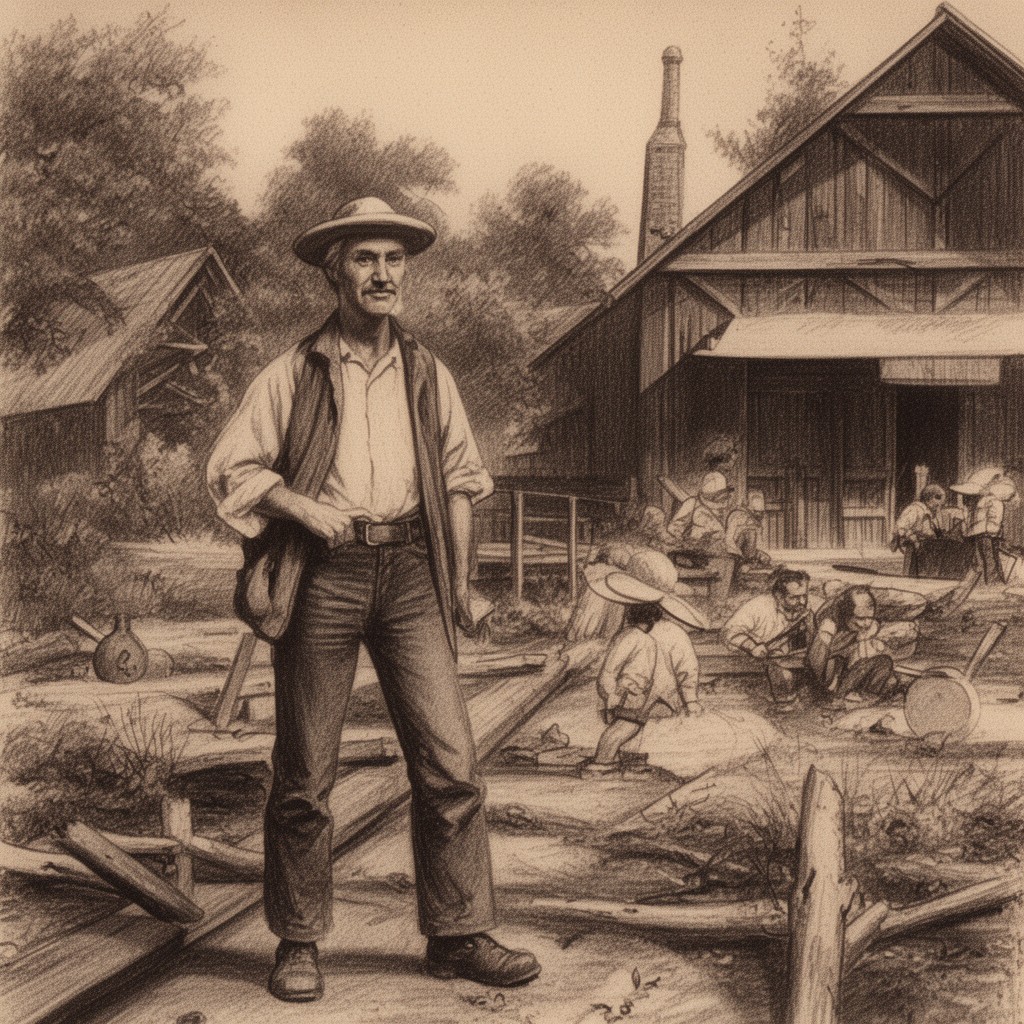 AI-generated illustration of James W. Marshall